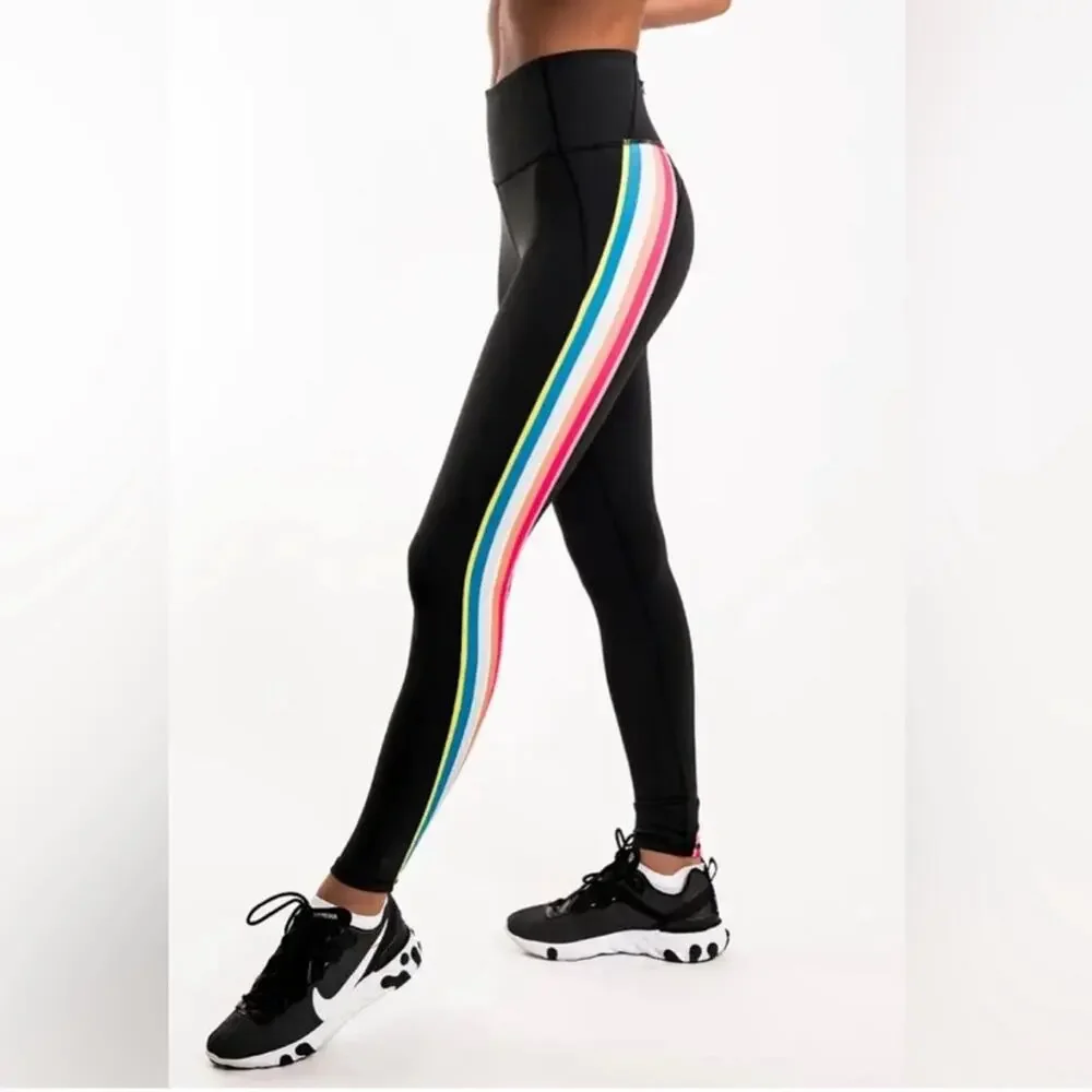 IVL‎ collective rainbow stripe legging